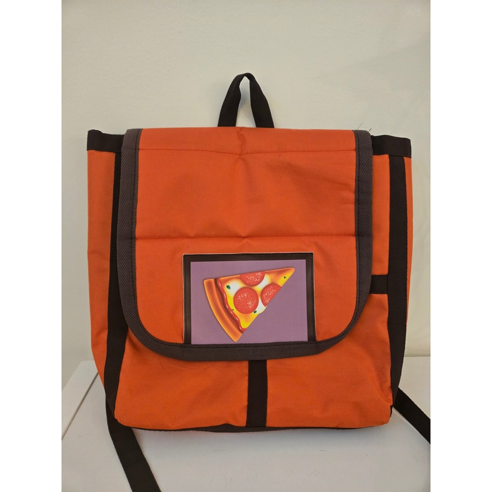 Fortnite‎ Pizza Delivery Insulated Backpack Orange Thermal Delivery Bag Gaming